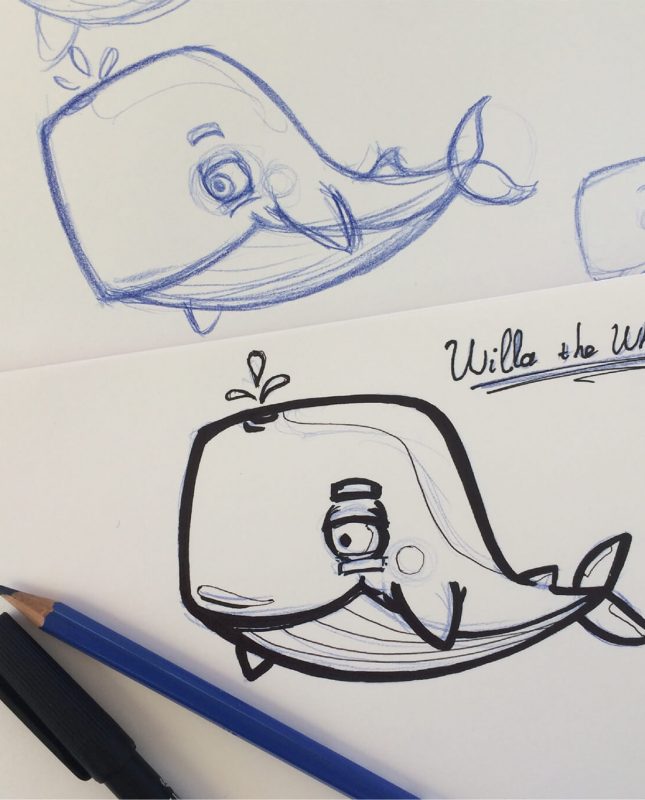 Willa the whale pencil story feature image