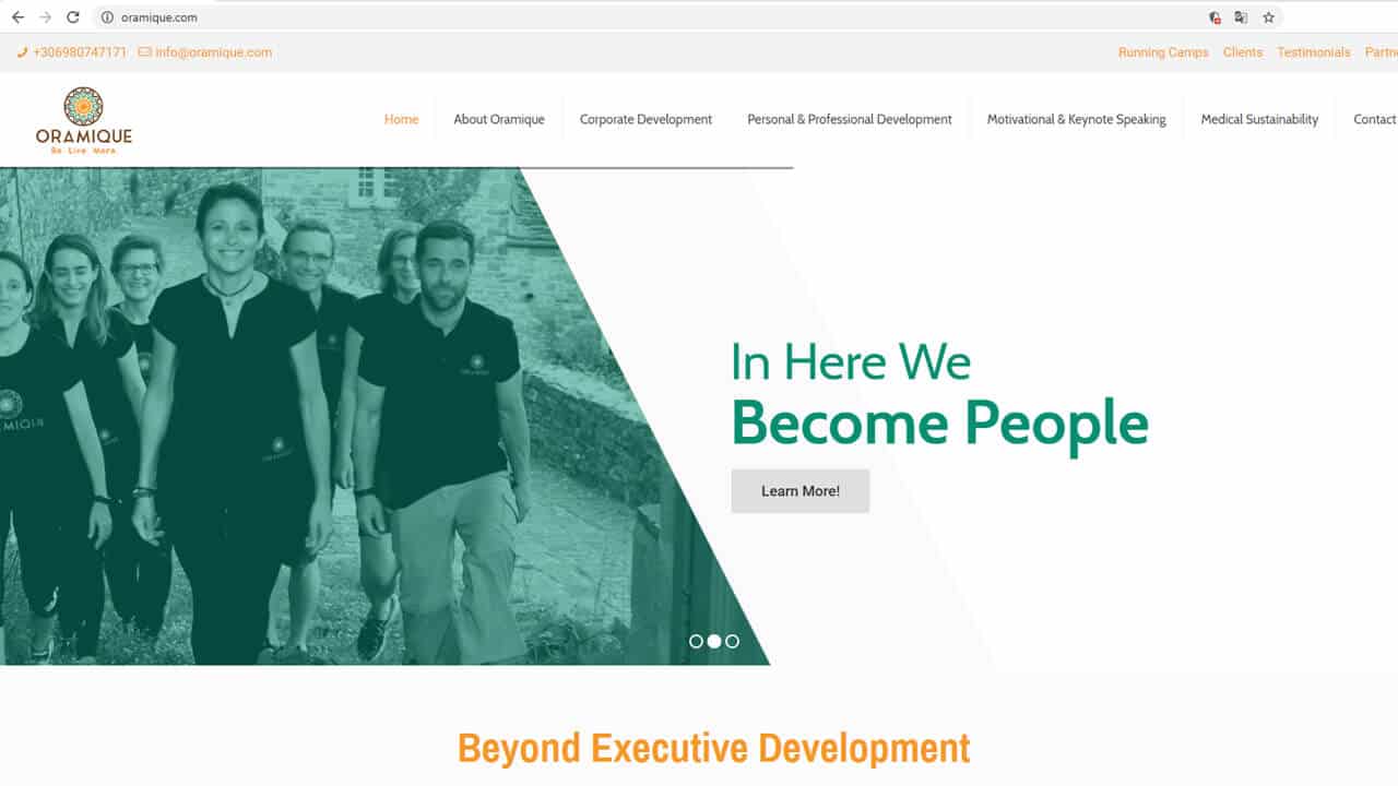 Oramique - Graphic Design - website - image 2