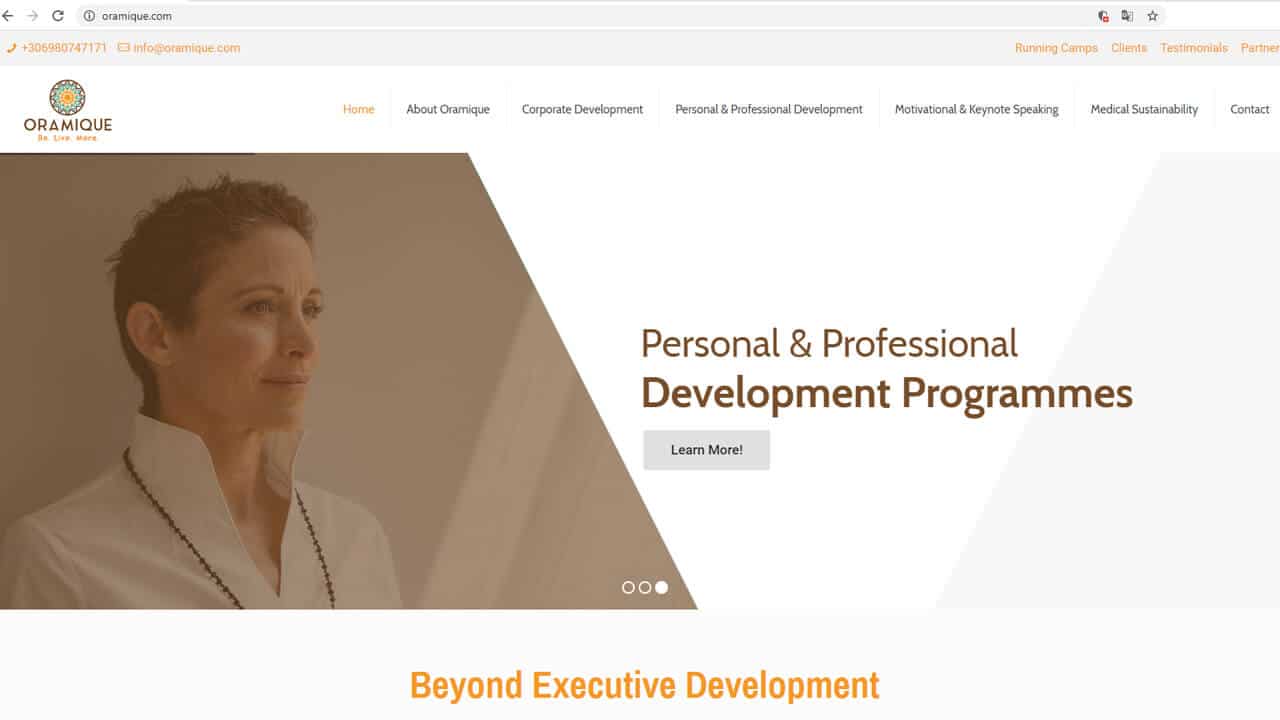 Oramique - Graphic Design - website - image 3